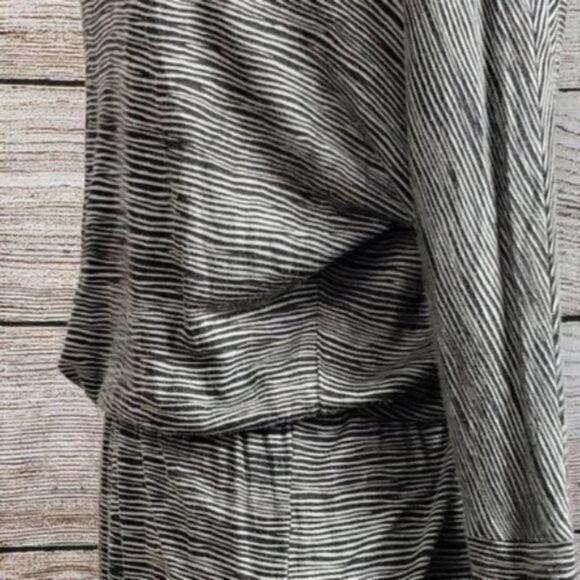 Soft Joie‎ Drop Waist Gray Pattern 3/4 Sleeve Dress XS - Picture 3 of 3